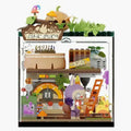 Pop Mart Pop Blocks Labubu The Monsters Forest Secret Base Series : Blocks Jam Graffiti P10004 Building Block