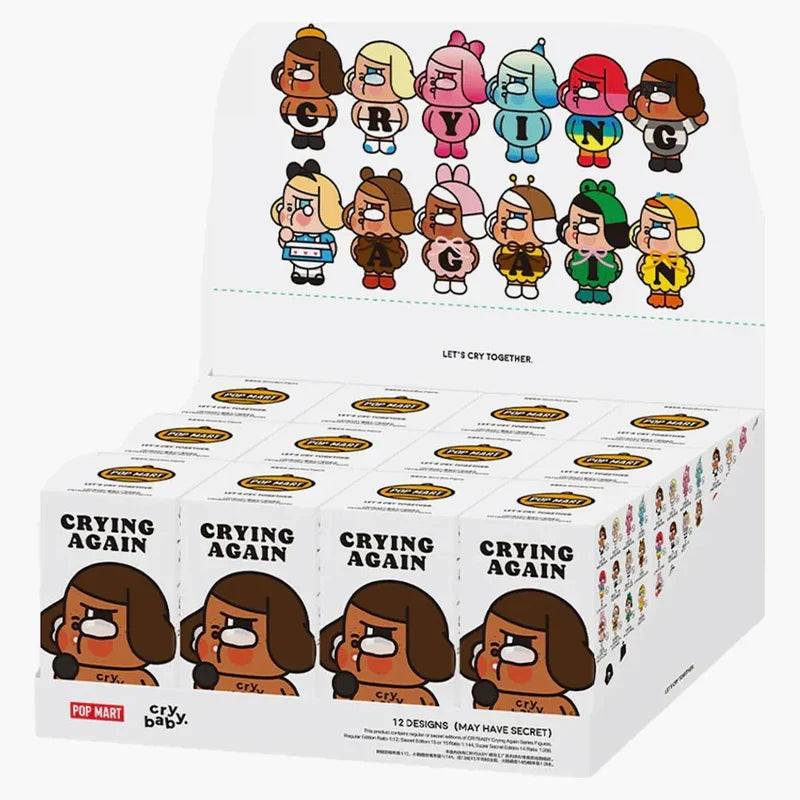 Pop Mart CRYBABY Crying Again Series : Figure Sealed Case (12 Blind Box)