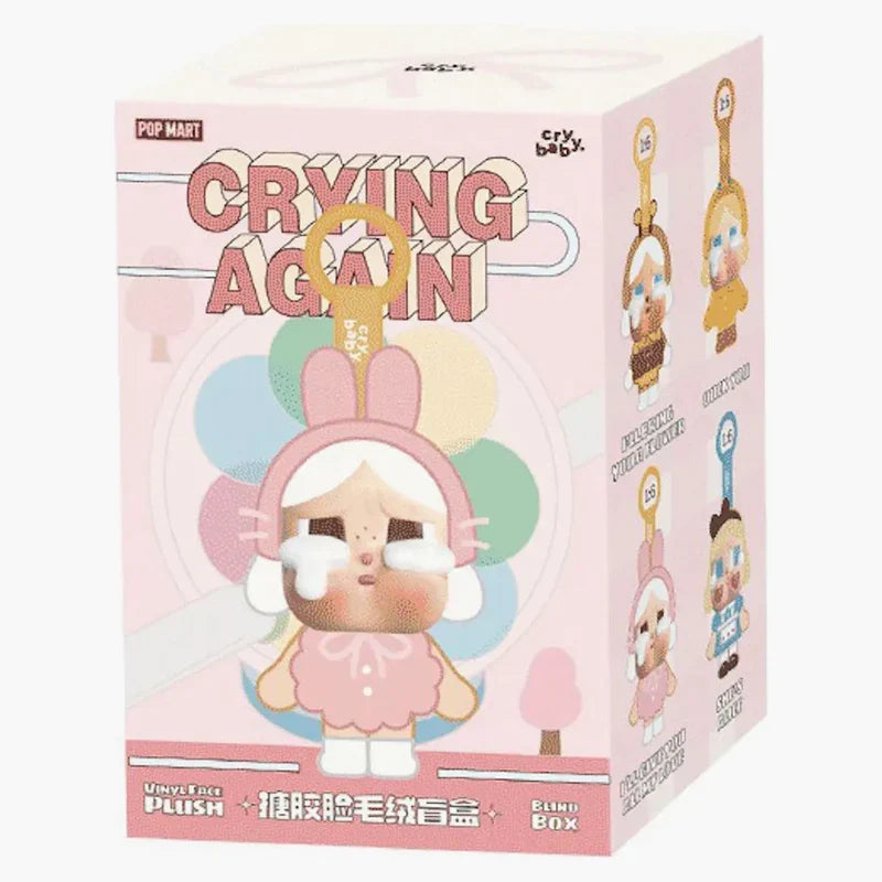 Pop Mart CRYBABY Crying Again Series : Vinyl Face Plush Single Blind Box