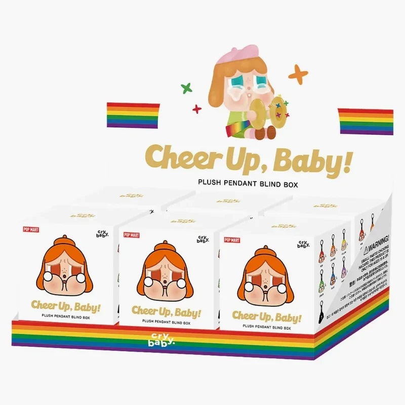 Pop Mart CRYBABY Cheer Up, Baby! Series : Plush Pendant Sealed Case (6 Blind Box)