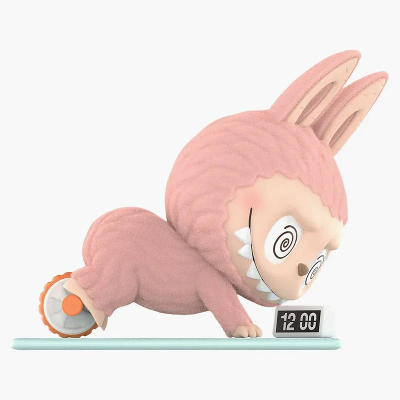 Pop Mart The Monsters Labubu Lazy Yoga Series : Ab Roller Figure