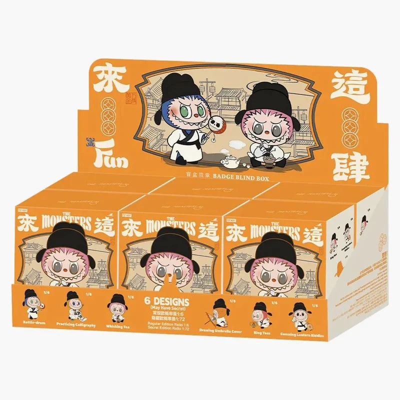 Pop Mart Labubu The Monsters Let's Have Fun Together Series : Night Light Sealed Case (6 Blind Box)