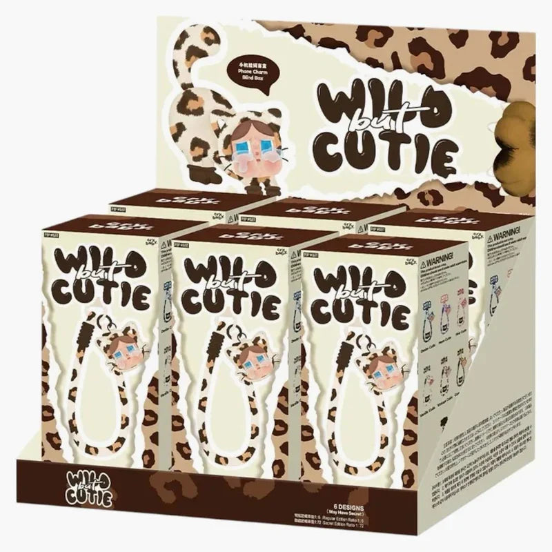 Pop Mart CRYBABY Wild But Cutie Series : Phone Charm Sealed Case (6 Blind Box)