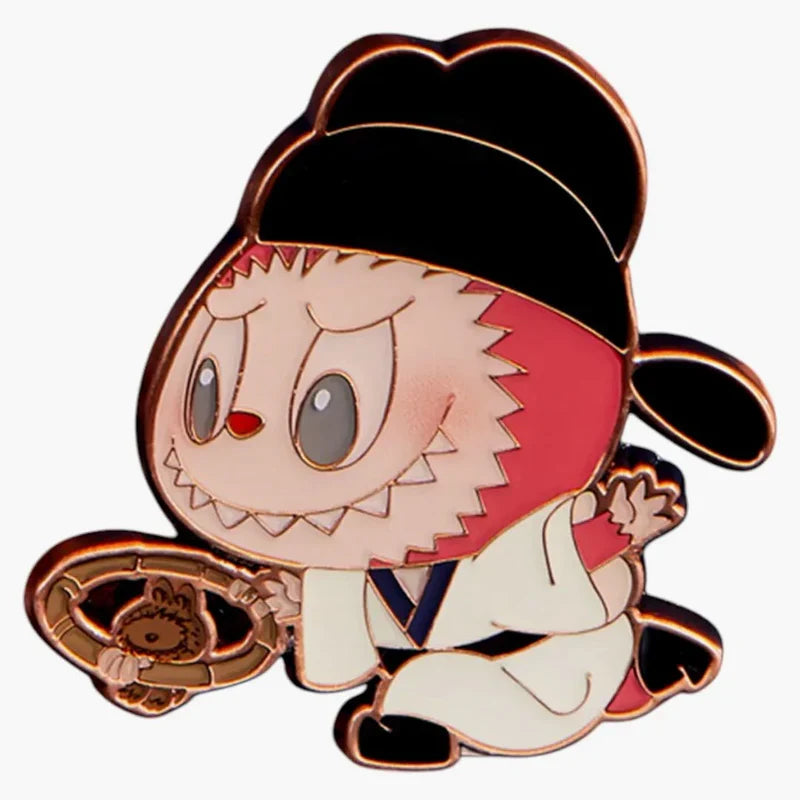 Pop Mart Labubu The Monsters Let's Have Fun Together Series : Ring Toss Badge