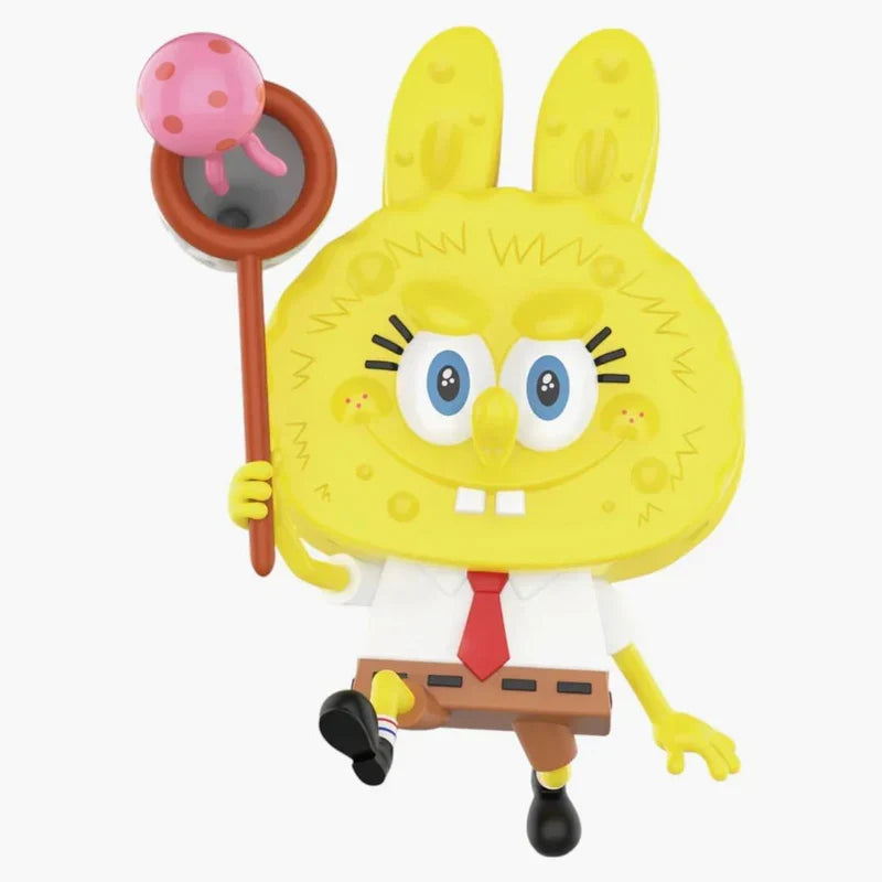 Pop Mart Labubu The Monsters SpongeBob Series : Jellyfish Catcher Figure