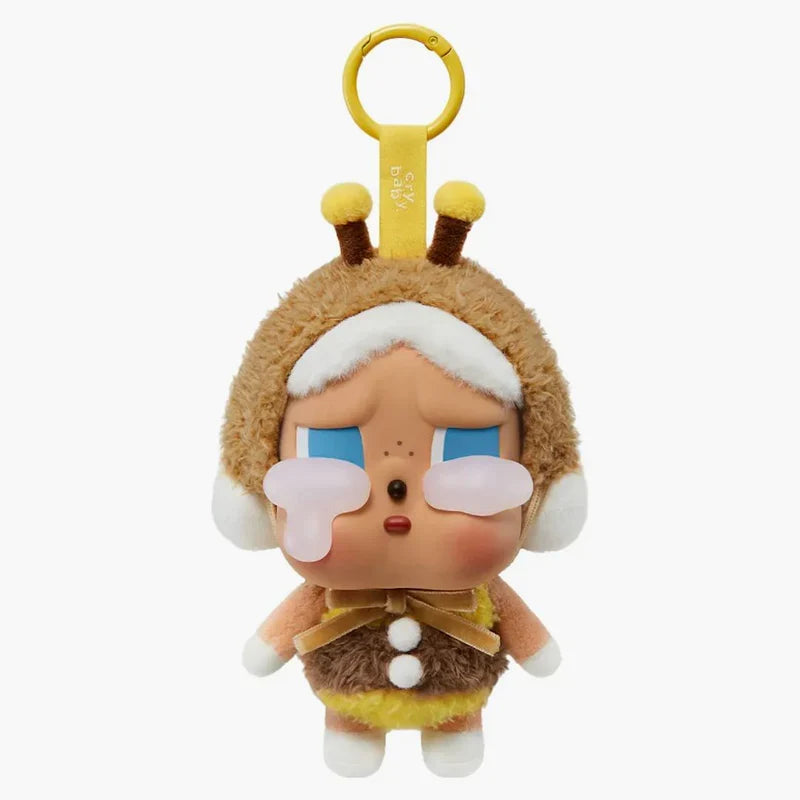 Pop Mart CRYBABY Crying Again Series : I'll Bring You A Flower Vinyl Face Plush